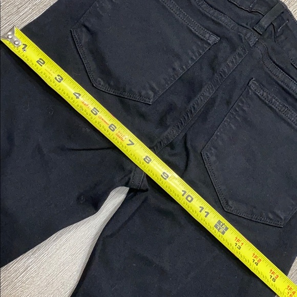 PAIGE Verdugo Crop in Black Overdye - Picture 10 of 11